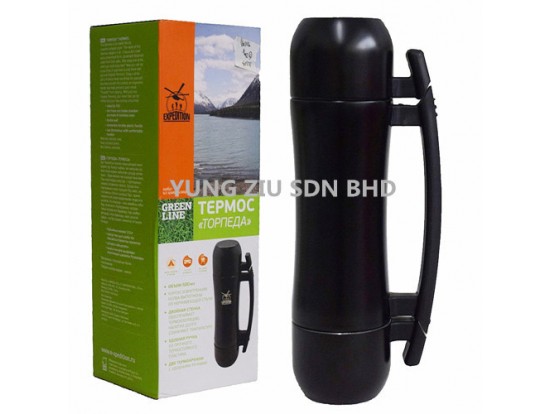 (BLACK)500M VACUUM FLASK(EXPEDITION)